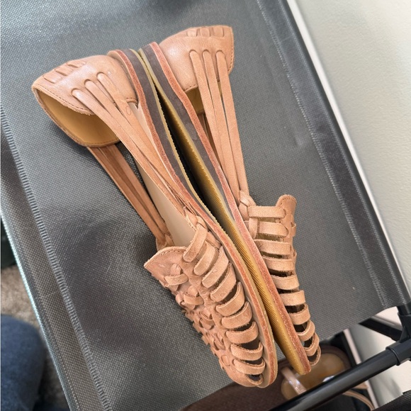 Nisolo Women's Huarache Sandal - Almond - Picture 6 of 9